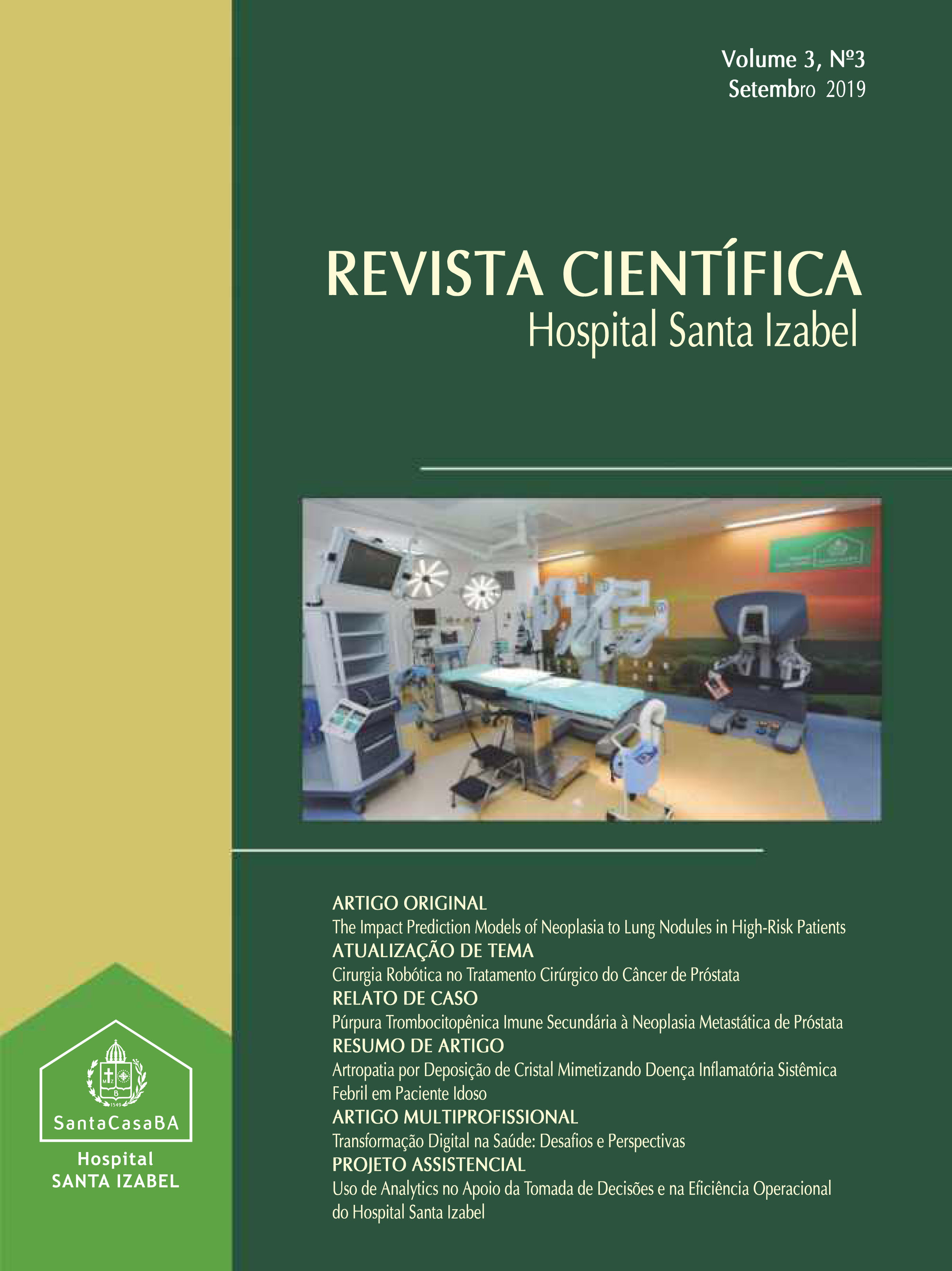 					Visualizar v. 3 n. 3 (2019): Revista Científica Hospital Santa Izabel
				